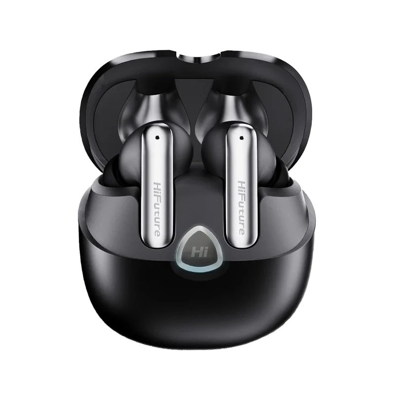 HiFuture SonicAir Black, 4MICS ENC, 35 часа възпроизвеждане, Безжични 5.3, драйвер 10 mm, мек бас, удобен дизайн