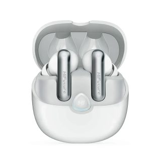 HiFuture SonicAir бял, 4MICS ENC, 35 часа възпроизвеждане, Wireless 5.3, 10MM драйвер, мек бас, комфортно прилягане
