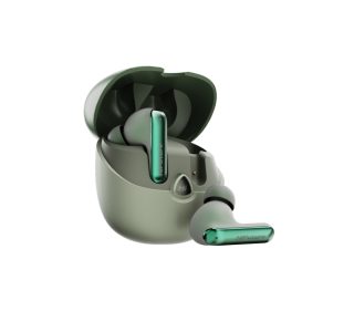 HiFuture SonicAir Green, 4MICS ENC, 35 Hours Playtime, Wireless 5.3, 10MM Driver, Soft Bass, Comfort Fit