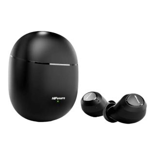 HiFuture OlymBuds3 Black, Comfort Fit TWS слушалки, мощен бас, 25 часа възпроизвеждане, Wireless 5.3, драйвър 6 mm, комфортно прилягане, супер леки