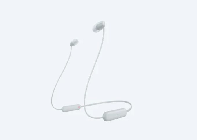 Sony Headset WI-C100, бял
