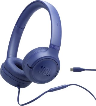 JBL Tune 530C BLU USB-C кабелни слушалки около ушите
