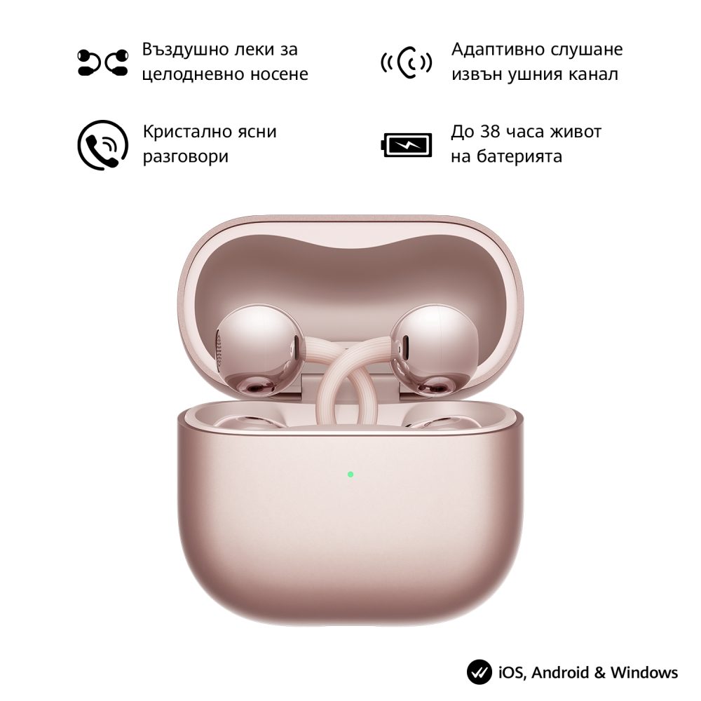 Huawei FreeClip 2 Robin-T11 Rose Gold слушалки тип Open-ear
