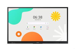 Samsung Interactive E-Board WA65F 65" Android OS 4K Digital Flipchart TOUCH, Mirroring, Wi-Fi, Black