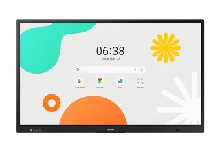 Samsung Interactive E-Board WA75F 75" Android OS 4K Digital Flipchart TOUCH, Mirroring, Wi-Fi, Black