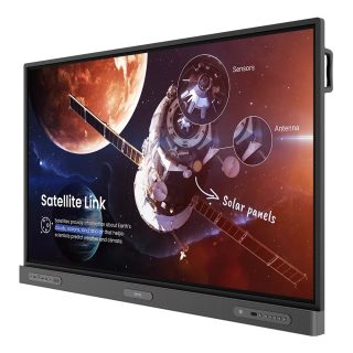Интерактивен дисплей BenQ RP7503, 75" 4K UHD, образователен, антибактериално стъкло, 350 нита, 1200:1, 8ms, IR Touch (40 точки), 8GB RAM/64GB ROM, Android 11, включен стенен монтаж
