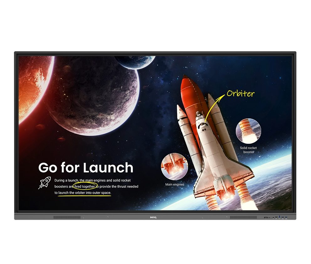 BenQ RE8603, 4K UHD 86" интерактивен дисплей за обучение