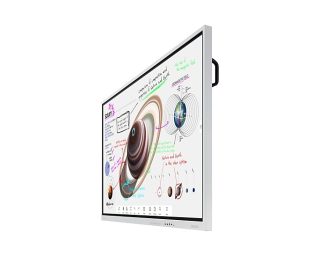 Samsung Flip Pro WM85B 85" Интерактивен дисплей, 4K, тъч, 8 ms, 350 cd/m2, 4000:1 контраст, бял