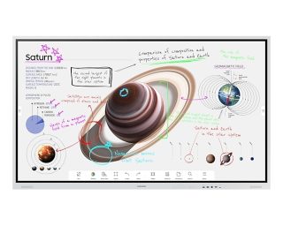 Samsung Flip Pro WM85B 85" Интерактивен дисплей, 4K, тъч, 8 ms, 350 cd/m2, 4000:1 контраст, бял