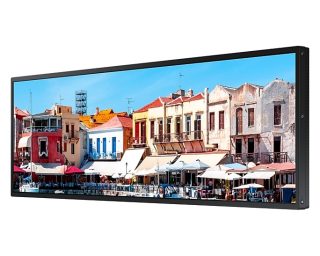 Широкоформатен дисплей Samsung LFD LH37SHR, 37", 24/7, 6.5ms, 700 nit, 1920x540, WiFi, Bluetooth, DVI-D, DP 1.2, HDMI