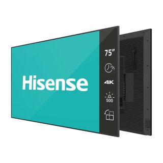 Hisense Digital Signage 75" DM серия; 24/7, 4K, 500 nit, 8ms, 1200:1, Auto Brightness, WiFi, BT 5.1, LAN, Android 11, VESA 600x400, Anti-glare