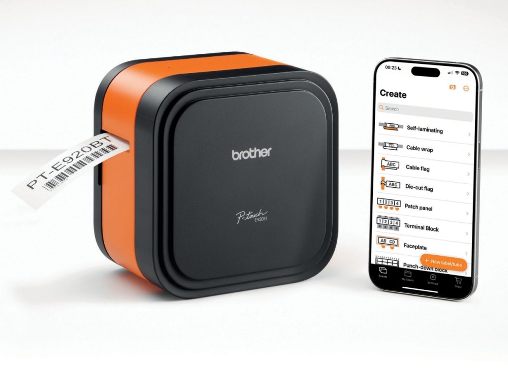 Brother P-touch CUBE Pro етикетен принтер PT-E920BT до 36 mm