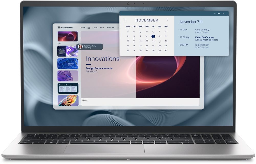 Dell Pro 15 Essential PV15250, Intel Core 3 100U (6 ядра, до 4.7 GHz), 15.6" FHD (1920x1080) 120Hz WVA AG, 8GB DDR5