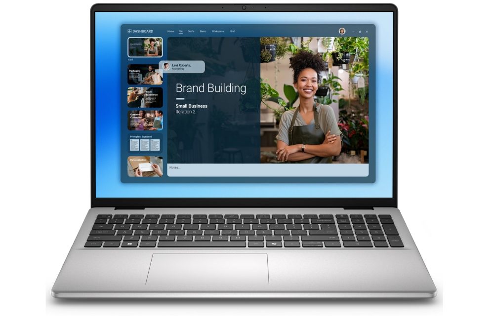 Лаптоп Dell 16 DC16251, Intel Core 7 150U (10 ядра, до 5.4 GHz), 16.0" FHD+ (1920x1200) AG 300nits, 16GB, 2x8GB, DDR5, 5200 MT/s, 512GB M.2 PCIe, Intel Graphics, Cam, FPR, Wi-Fi 6E, Backlit Kb, Win 11 Pro, Silver, Aluminium, 3Y PS