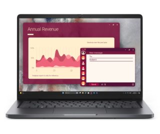 Лаптоп Dell Pro 14 PC14250, Intel Ultra 5 235U vPro (12 TOPS NPU, 12 ядра, до 4.9 GHz), 14" FHD+ 300 nit 45% NTSC AG, 16"
