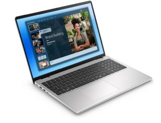 Лаптоп Dell 16 DC16251, Intel Core 7 150U (10 ядра, до 5.4 GHz), 16.0" FHD+ (1920x1200) AG, 300 нита, 16GB, 2x8GB, DDR5, 5200 MT/s, 1TB M.2 PCIe, NVIDIA MX570A с 2GB GDDR6, камера, FPR, Wi-Fi 6E, подсветка на клавиатурата, Win 11 Pro, сребрист, алуминий 3Y PS