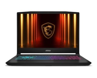Лаптоп MSI Katana 15 HX B14WEK, i7-14650HX (16C/24T 8P+8E до 5.2 GHz), NVIDIA GeForce RTX 5050 8GB GDDR7 440 AI TOPS, 15.6" QHD (2560x1440) 165Hz, IPS-Level, 16GB DDR5 2x8 5600MHz, 1TB SSD Gen4x4, Intel WiFi 6E, BT5.3, 4 Zone RGB Kbd, NO OS, 2.4kg