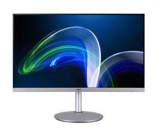 Acer Vero CB322QUEsmiiprx, 31.5'' QHD (2560x1440), IPS, 100Hz, 100M:1, 350nits, 4ms (GTG)/1ms (VRB), HDR10, Adaptive Sync, 2xHDMI, DP, Audio out, BlueLightShield Pro, ZeroFrame, Високоговорители 2*2W, Remote, Vesa, TUV Eyesafe, TCO, Енергиен клас C, сребрист, 3Y