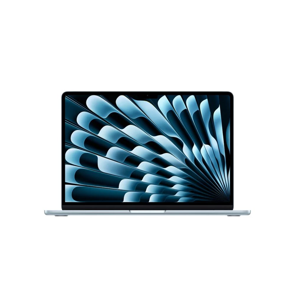 Apple MacBook Air 13.6: Apple M5 чип с 10-ядрен CPU и 10-ядрен GPU, 16GB, 1TB SSD - Небесно синьо