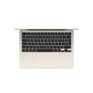 Apple MacBook Air 13.6: Apple M5 чип с 10-ядрен CPU и 10-ядрен GPU, 24GB, 1TB SSD - Starlight