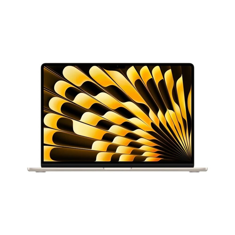 Apple MacBook Air 15.3: Apple M5 чип с 10-ядрен CPU и 10-ядрен GPU, 16GB, 1TB SSD - Starlight