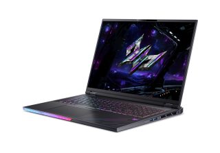 Игрален лаптоп Acer Predator Helios 18 AI, PH18-I71-93T3, Intel Core Ultra 9 290HX Plus, 18" WQXGA Mini LED 250Hz, 64GB DDR5, 2TB NVMe SSD, RTX 5080 16GB, Win 11 Pro, Черен