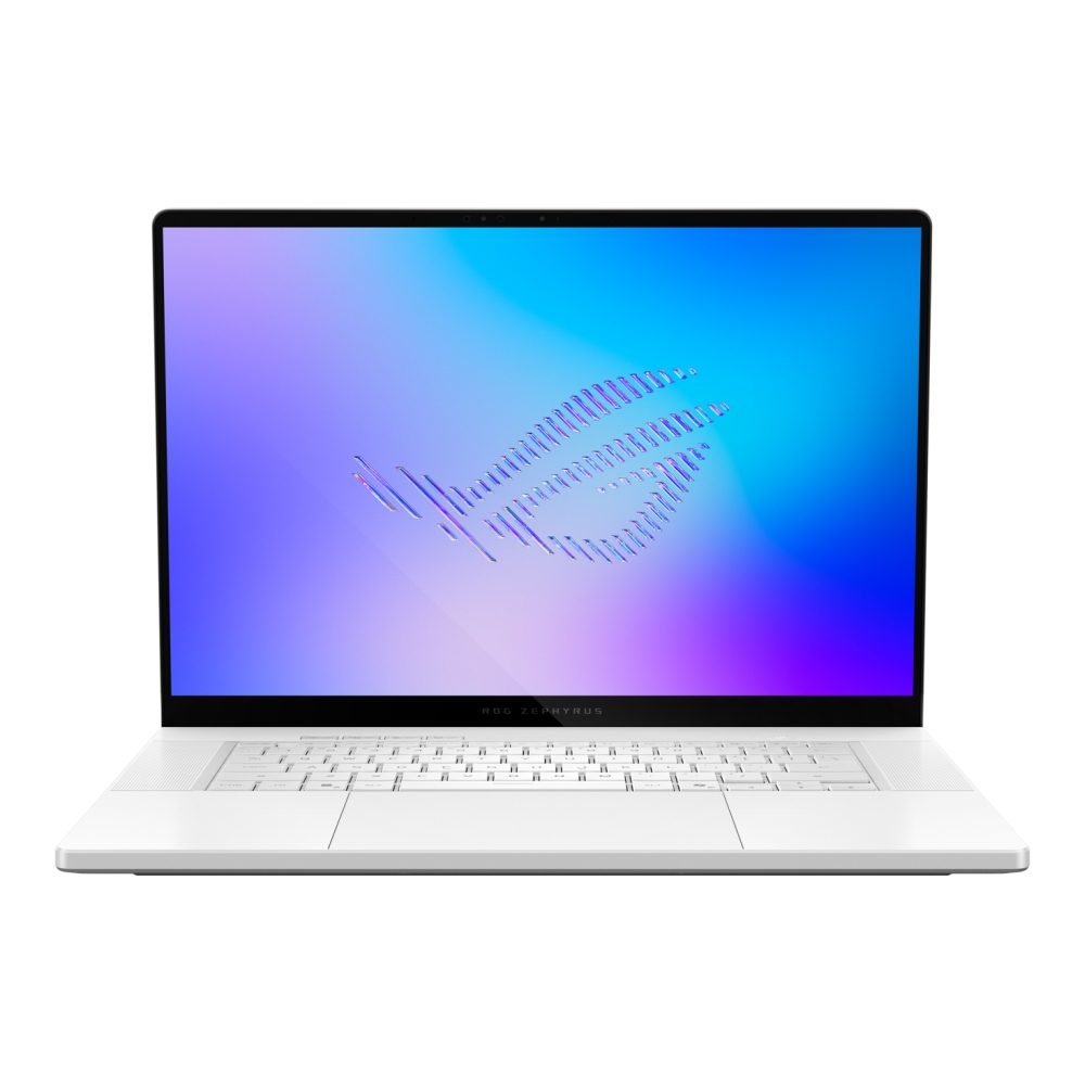 Asus ROG Zephyrus 16 GU606AW-TB082X, Intel Ultra 9 386H 2.1 GHz (18MB Cache, до 4.9 GHz, 16 ядра, 16 нишки), 16.0 OLED WQXGA (2560X1600) 400nits Glare, 240Hz, LPDDR5X 64GB, 2TB G4, RTX5080 16GB, Wi-Fi 7, Backlit Kbd RGB, Windows 11 Pro, Бял, Раница