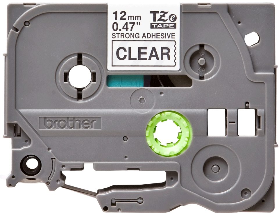 Brother TZ-131 Черна върху прозрачна самозалепваща лента, 12mm, 8m