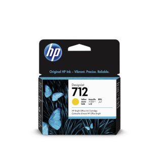 HP 712 29-ml жълт мастилен касет
