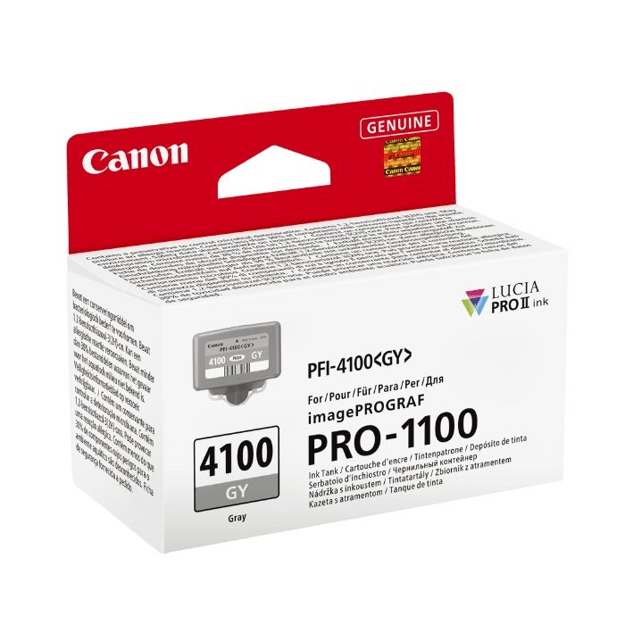 Консуматив Canon PFI-4100, сив