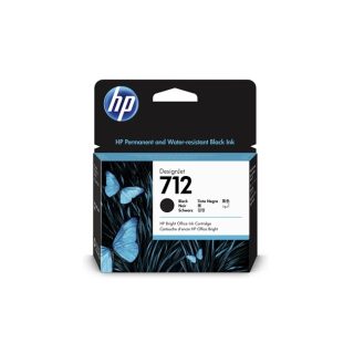 HP 712 80ml Черен мастилен касет