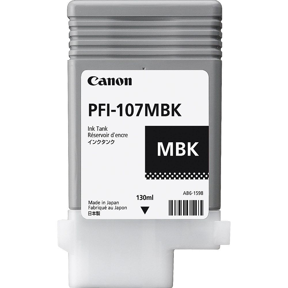 Канон PFI-107, матово черен касета с мастило