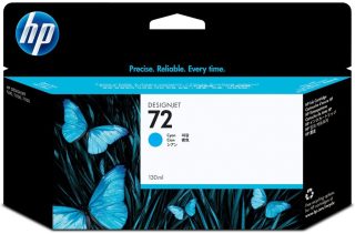 HP 72 130-ml Cyan мастило касета