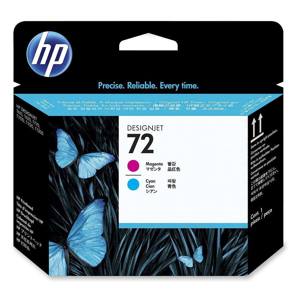 HP 72 Магента и Циан печатаща глава