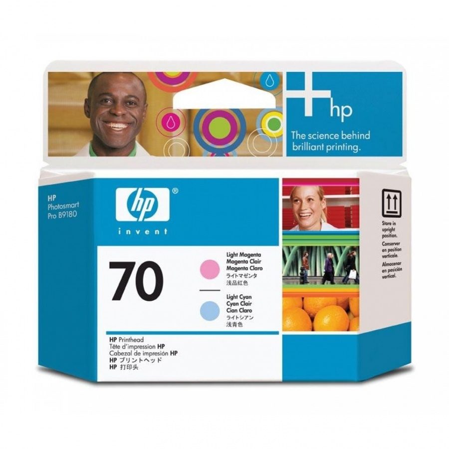 HP 70 Light Magenta и Light Cyan печатаща глава
