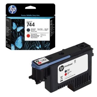 HP 744 Печатаща глава Matte Black & Red