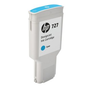 HP 727 300-ml Cyan DesignJet Ink Cartridge
