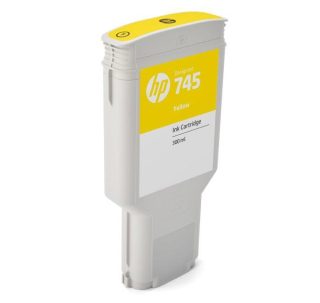 HP 745 300-ml жълто мастило касета