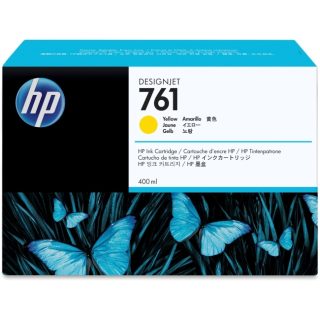 HP 761 400-ml Жълт мастилен касет Designjet