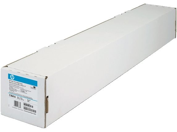 HP Bright White Inkjet Paper - 841 mm x 45.7 m (33.11 in x 150 ft)