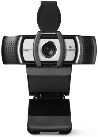 Logitech C930e Webcam, Full HD, Autofocus, Built-in mic, 90° FoV, Black