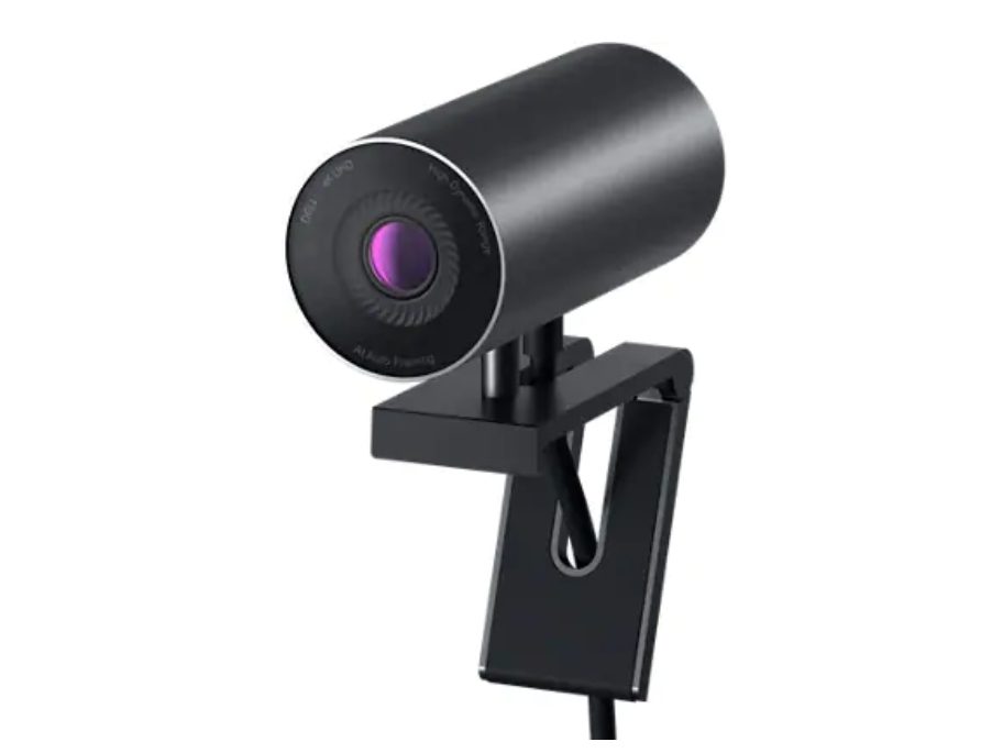 Dell UltraSharp Webcam 4K UHD, HDR, 8.3 MP, CMOS сензор, сертифицирана за Microsoft Teams, Zoom