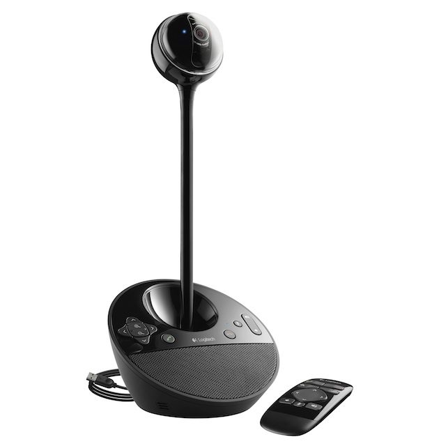 Logitech BCC950 AIO ConferenceCam, Full HD, до 4 места, дистанционно управление, черен