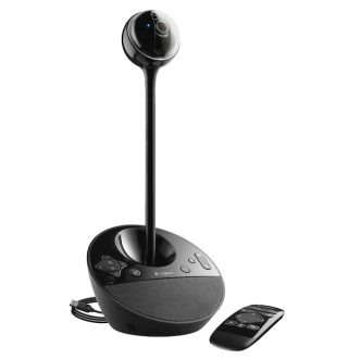 Logitech BCC950 AIO ConferenceCam, Full HD, до 4 места, дистанционно управление, черен