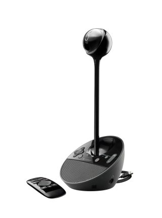 Logitech BCC950 AIO ConferenceCam, Full HD, до 4 места, дистанционно управление, черен
