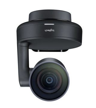 Logitech Rally Camera, Ultra HD 4K 30 fps, Motorized PTZ Camera, RightSight, RightLight, RightSound, 5x Optical Zoom, Autofocus, Black