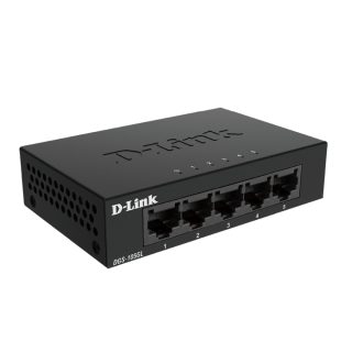 D-Link DGS-105GL 5-портов гигабитов Ethernet неуправляем комутатор с метален корпус