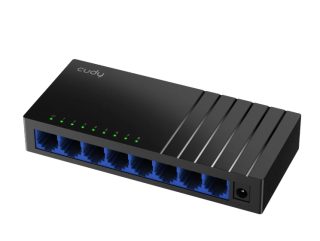 Cudy GS108 8-портов гигабитов метален суич, 8 10/100/1000M RJ45 порта, метален корпус за настолен монтаж