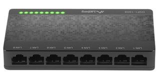 LANBERG комутатор DSP1-1008 8-портов Gigabit неуправляем настолен комутатор