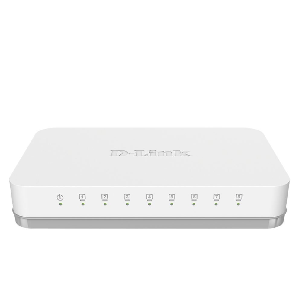 D-Link 8-портов гигабитов лесен десктоп суич